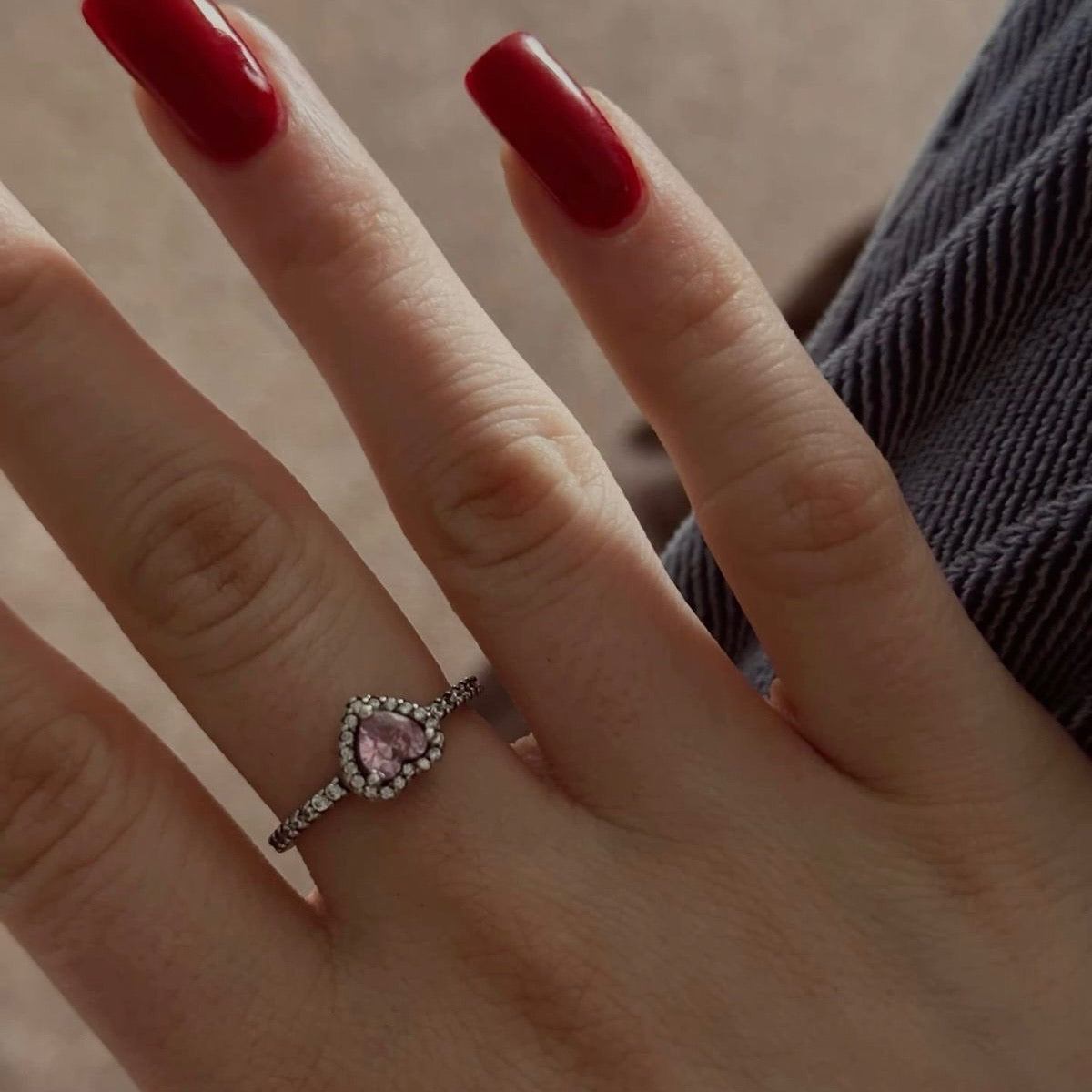Anillo Pink Heart